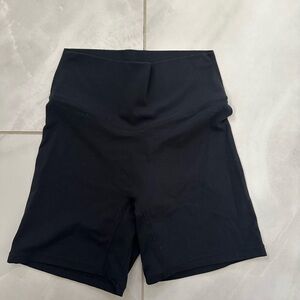 Vitality High-Waist Black Women’s Active Bike Shorts